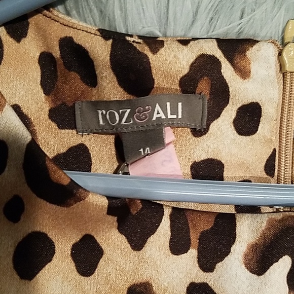 Roz and Ali Animal Print Dress - Picture 2 of 3